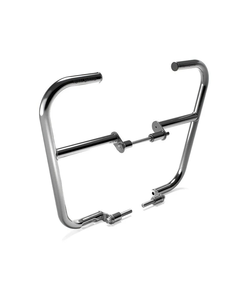 Barre Paramotore Larghe Silver per Bear / Interceptor / Continental GT 650 - Royal Enfield