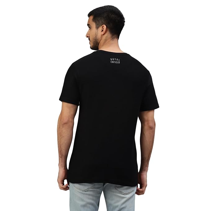 T-shirt Royal Enfield Branded HD Black