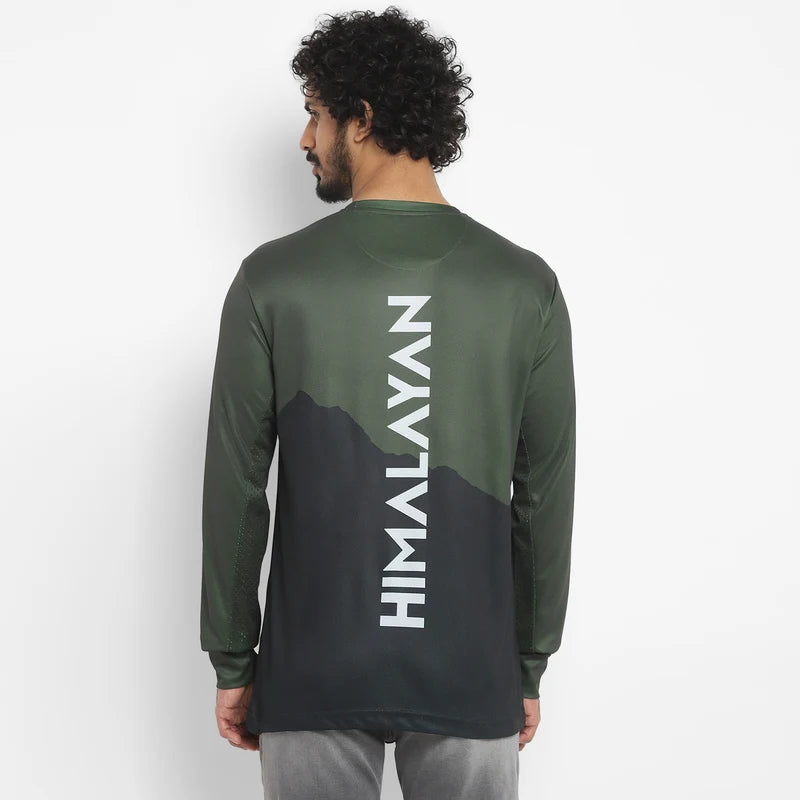 Royal Enfield T-shirt Himalayan Riding Motocross Jersey Olive