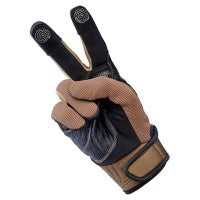 Guanti Moto Biltwell Baja Marrone