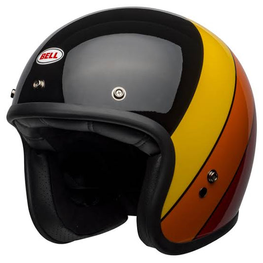 Casco Bell Custom 500 Riff Gloss Black/Yellow/Orange/Red