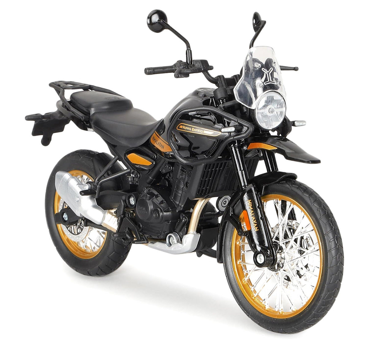MODELLINO IN SCALA 3D DEL ROYAL ENFIELD, 450 Himalayan Hanle Black