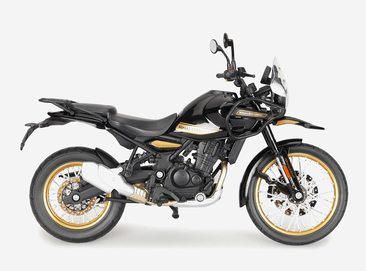 MODELLINO IN SCALA 3D DEL ROYAL ENFIELD, 450 Himalayan Hanle Black