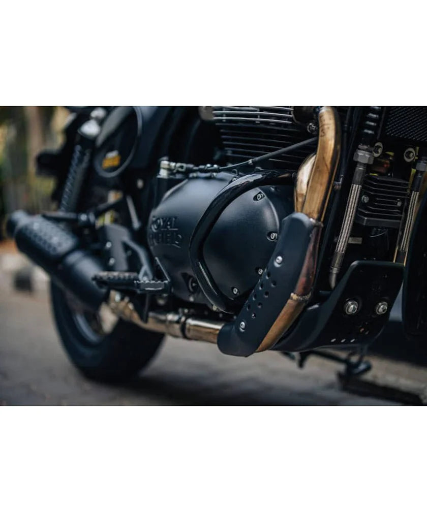 Barre Paramotore Compatte Nere per Bear / Interceptor / Continental GT 650 - Royal Enfield