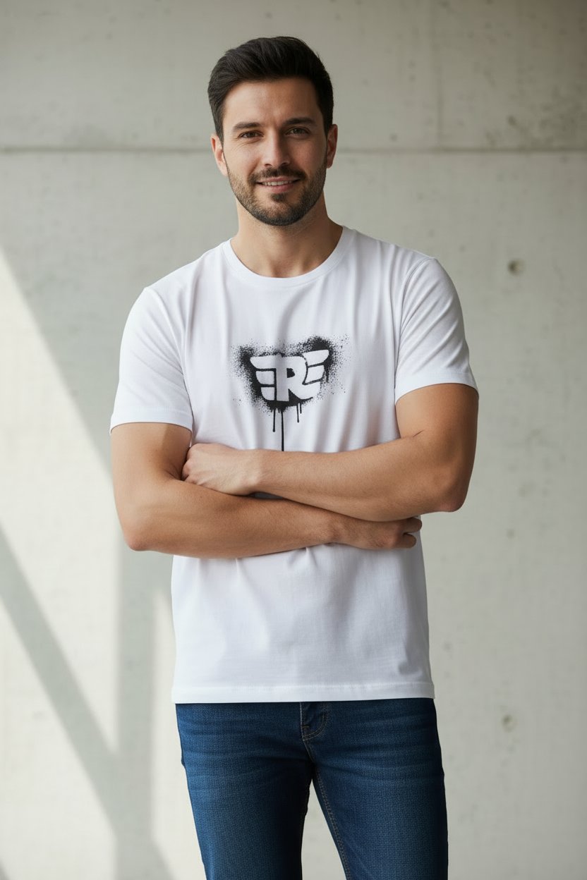 T-Shirt Royal Enfield Stancil Spray
